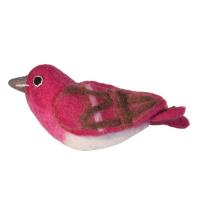 Purple Finch Woolie Ornament-DZI483037